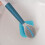 Toilet Brush Blue Ergonomic Long Handle 360 Reach 4