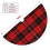 Christmas Tree Skirt Plaid 36 Inch 5
