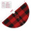 Christmas Tree Skirt Plaid 36 Inch 5