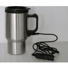 Electric Kettle 12V Stainless Steel 450mL Travel Mug