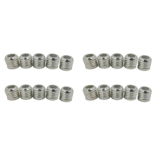 20x E27 to E14 Lamp Holder Converter Fireproof Socket Base Converters Light Bulb Adapter Conversion Lighting Accessories