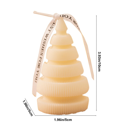 Qocolhg Christmas Tree Candles Holiday Decor 6 Pack 2