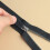 Black Removable Zipper Pullers Set – Rubber and Metal, 10 7