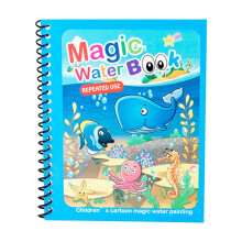 Reusable Water Coloring Book with Pen for Kids 3+