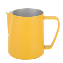 Pichet à café Heaveant, 600 ml, en acier inoxydable, pour mousser le lait, idéal pour le latte art à domicile et en boutique (#1)