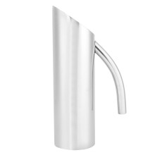 Pichet à eau Heaveant, 1,6 L, grand pichet en acier inoxydable pour eau froide, boissons et jus, idéal pour bars, karaokés et restaurants.