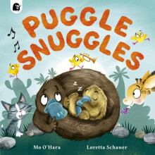 Puggle Snuggles by Mo OHara Paperback Book