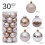 Christmas Ball Ornaments Silver 6cm 30pcs 1