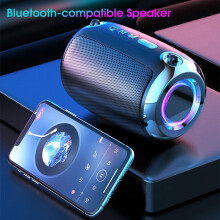 Lifetechs Bluetooth Speaker HiFi Stereo LED RGB Mini