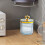 Pot de rangement transparent en plastique avec couvercle 5