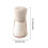 Glass Salt and Pepper Shaker with Adjustable Grinder 3