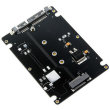 M.2NGFF SSD - 2,5" SATA III ház, 7 mm-es meghajtó adapter, 2242, 2260, 2280