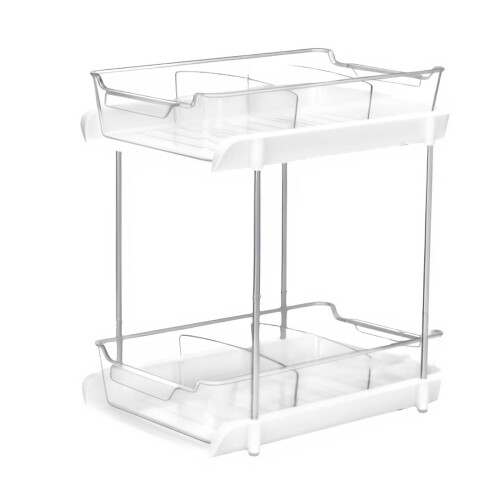 Sliding Basket Drawer Organizer Clear Large 1