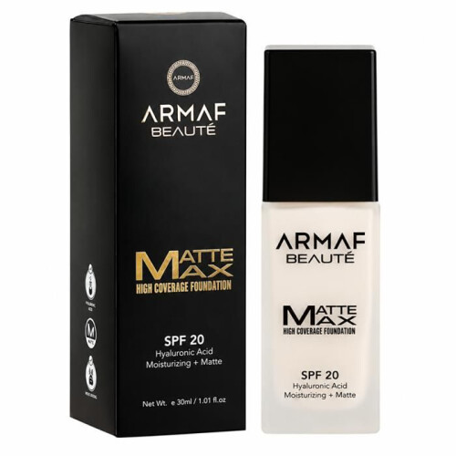 Armaf Armaf - Matte Max Foundation High Coverage SPF 20 - 02 Ivory