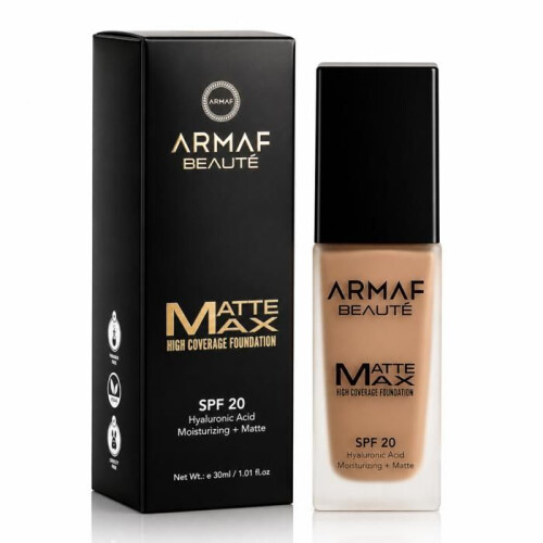 Armaf Armaf - Matte Max Foundation High Coverage SPF 20 - 12 Chestnut