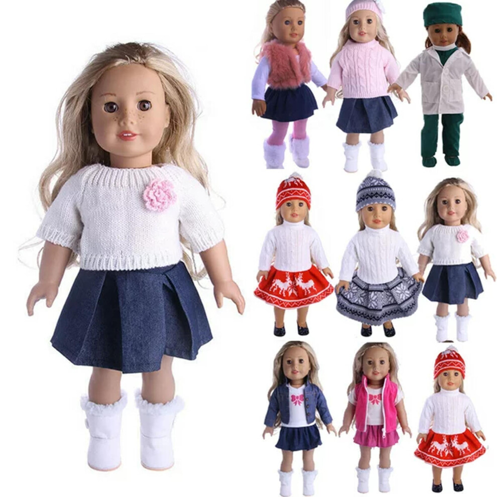 Doll Outfit For 18-Inch American Girl Dolls Handmade 900881772433