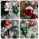 Christmas Ball Ornaments Green Red White 60-Pack 3
