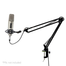 Pyle PMKSH01 Suspension Microphone Boom Stand with Shock