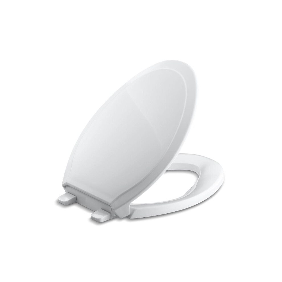 Kohler Rutledge Toilet Seat White Elongated Quiet-Close 972745915782