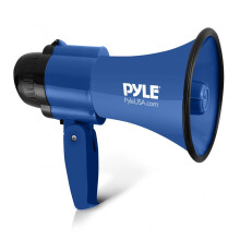 Pyle 便携式扩音喇叭 蓝色 带警报模式
