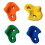 Kids Rock Wall Climbing Holds Set Blue 12 pcs 1