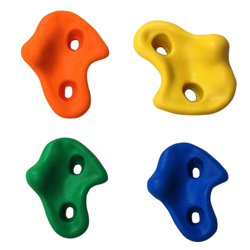 Kids Rock Wall Climbing Holds Set Blue 12 pcs