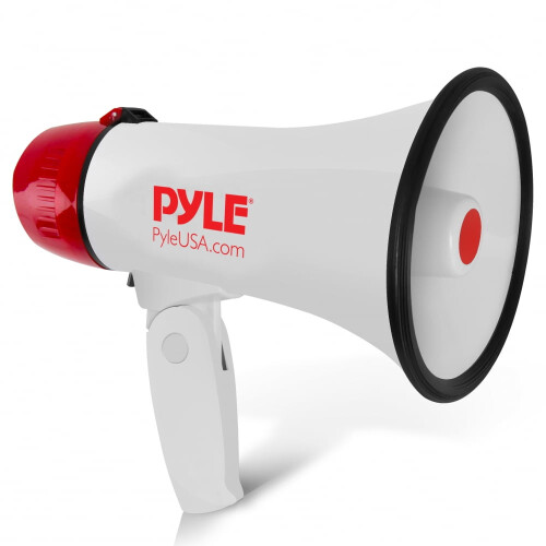 Pyle Megaphone PA Bullhorn 20W 800-Yard Range