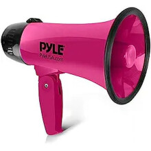 Pyle 便携式扩音喇叭 粉色 20瓦 电池供电