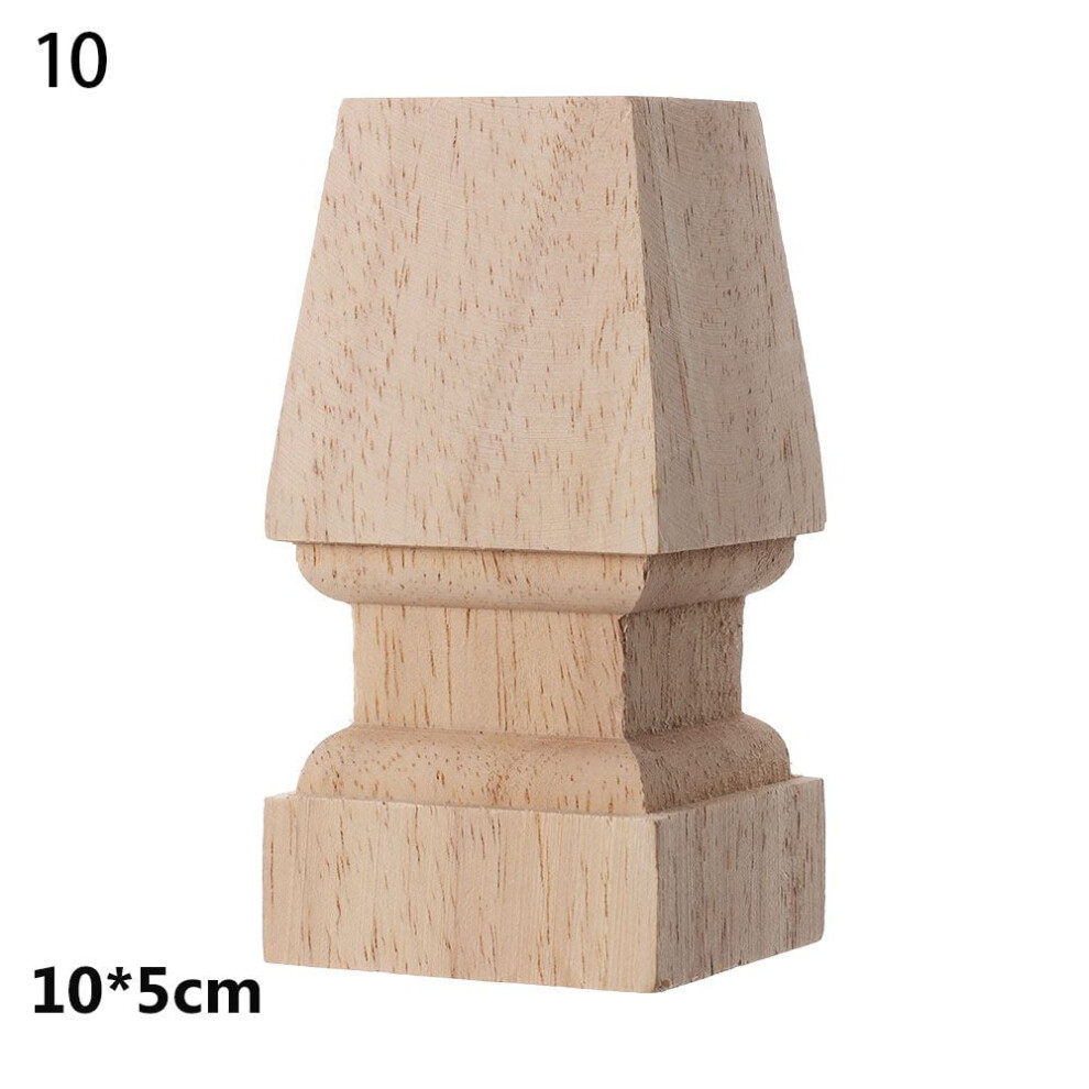 European Style Wooden Cabinet Feet Vintage Carved 10Pcs 900881788588