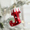 FloHua Christmas tree hanging balls black irregular 2 pcs 4