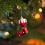 FloHua Christmas tree hanging balls black irregular 2 pcs 5