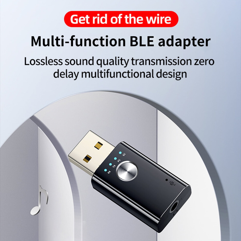 Lifetechs Bluetooth-compatible USB audio receiver 4-in-1-image-OPC-PW5PTFQ-NEW