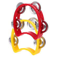 Kids Tambourine Musical Toy Plastic 2 Pcs