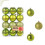 Christmas ball ornaments green 6 cm 1