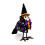 Enfeite de Halloween de pássaro, boneca de pelúcia de bruxa 3D, 1 peça 1