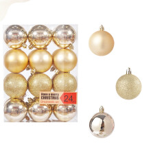 Ozmmyan Christmas Ball Ornaments 6 cm Gold