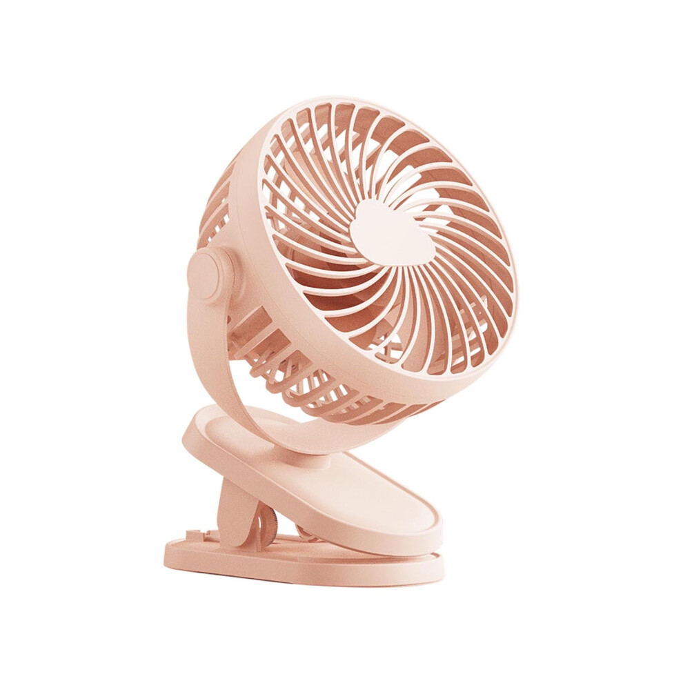 Usb Mini Fan With Hook And Clip 12Cm Portable Rechargeable 972745904489