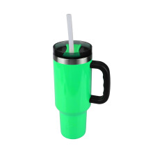 Ozark Trail stainless steel tumbler 40 oz neon green