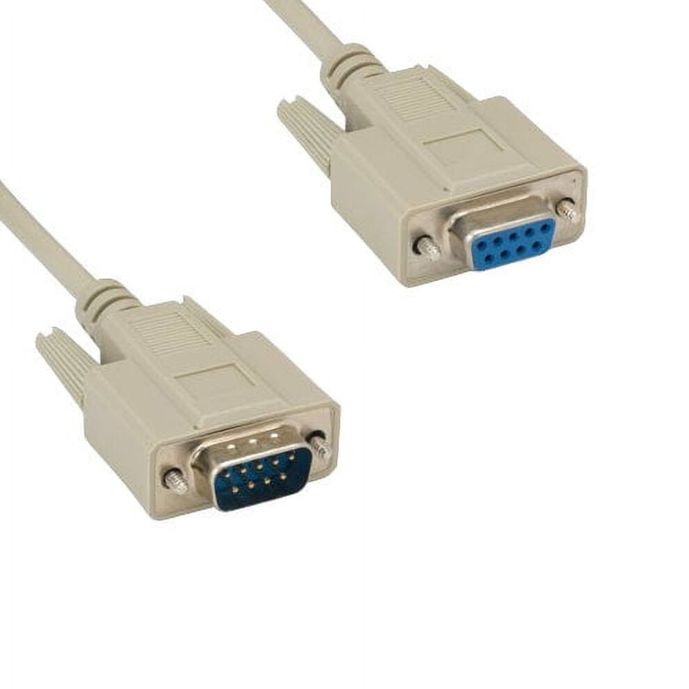 Kentek Db9 Serial Extension Cable 6 Ft Beige 972745917915