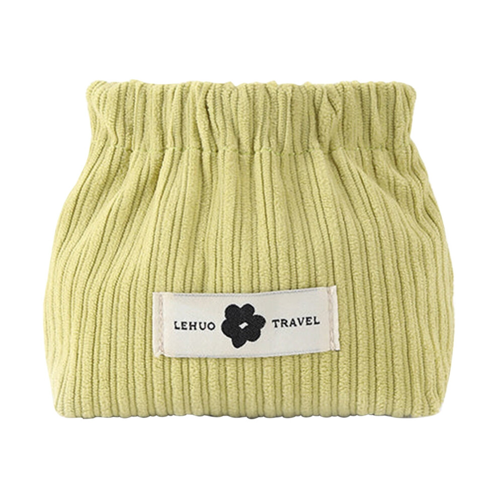 Makeup Bag Corduroy Hair Tie Organizer 1 Pack