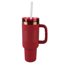 Ozark Trail insulated stainless steel tumbler 40 oz red