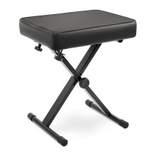 Pyle adjustable padded keyboard bench with 4 non-slip feet