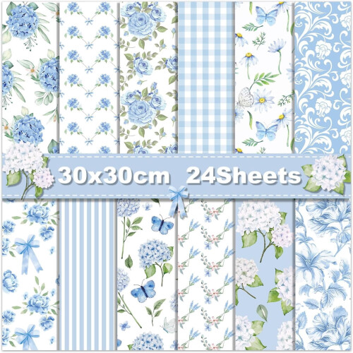 Christmas Scrapbook Paper 12x12 Inches 24 Sheets