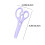 Plastic Safety Scissors Round Tip 1 Pair 3