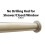 Adjustable Spring Tension Curtain Rod Antique Silver 42-72 1