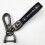Car-themed leather keychain with silver hardware 1