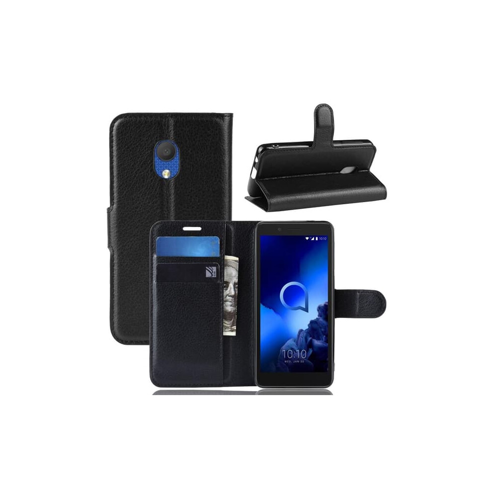 Alcatel 1C (2019) Wallet Case Black 962125299564