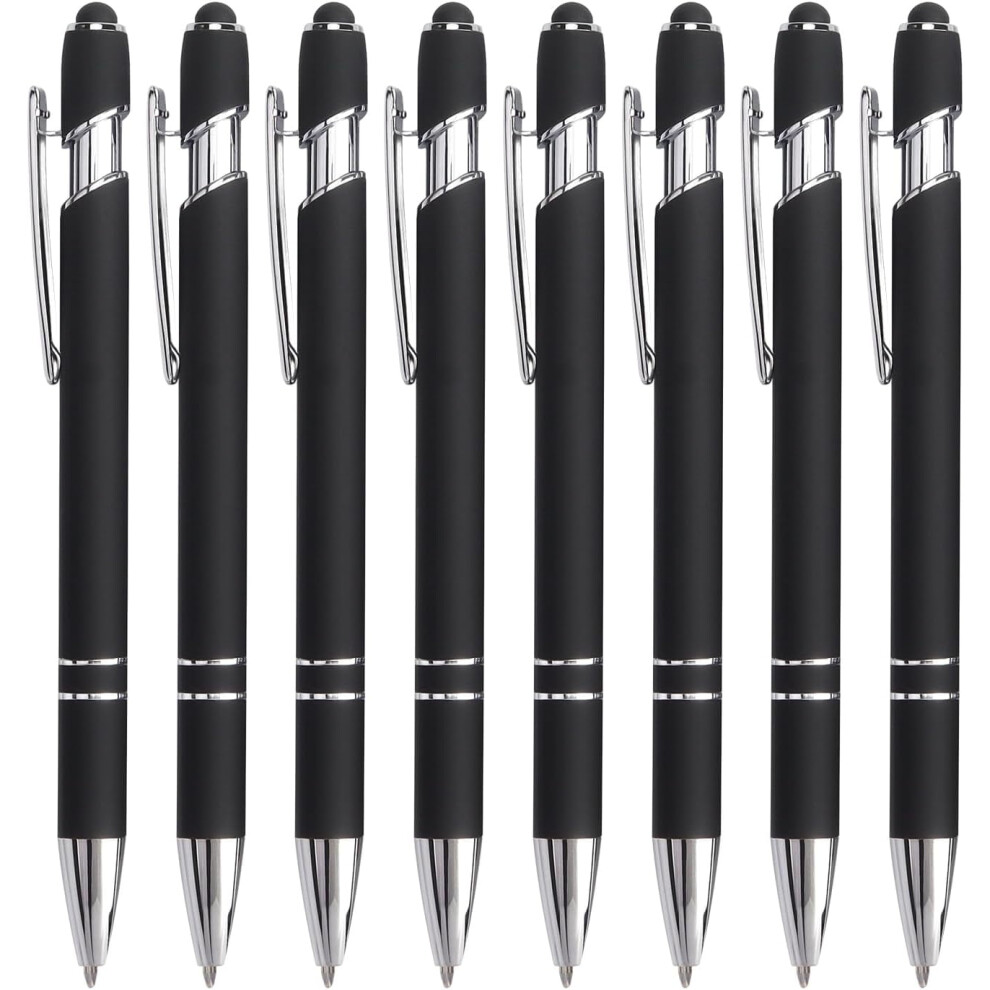 Ballpoint Pen With Stylus Tip Metal 6 Or 8 Pack Gold 940684058426