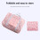 XUNRYAN Foldable Luggage Organizer Pink 1 Pack 5