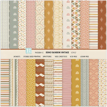 Christmas scrapbook paper 12x12 inches, 24 sheets,